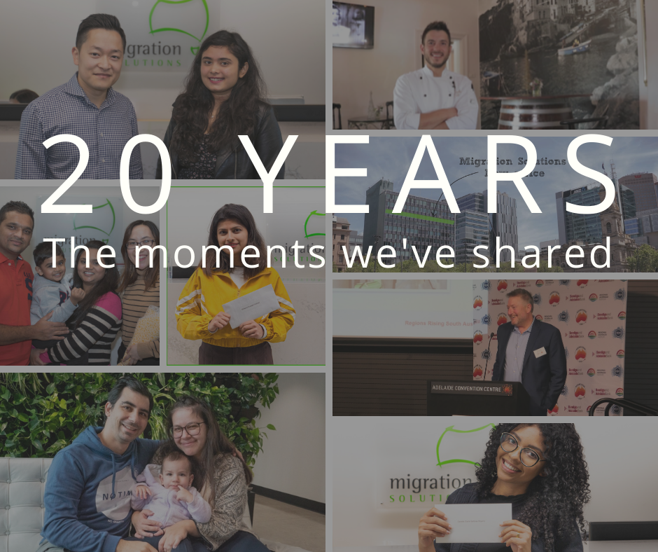 20 years at Migration Solutions